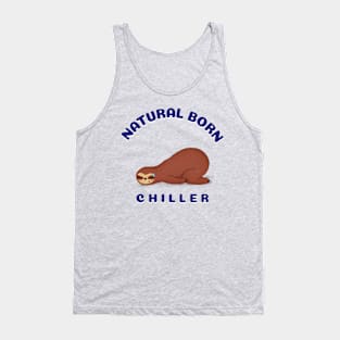 Sleepy Lazy Sloth Chilling Tank Top